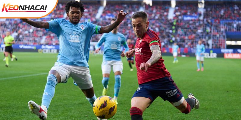 Celta Vigo áp đảo Osasuna trong quá khứ